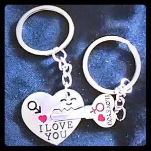 I love you keychains